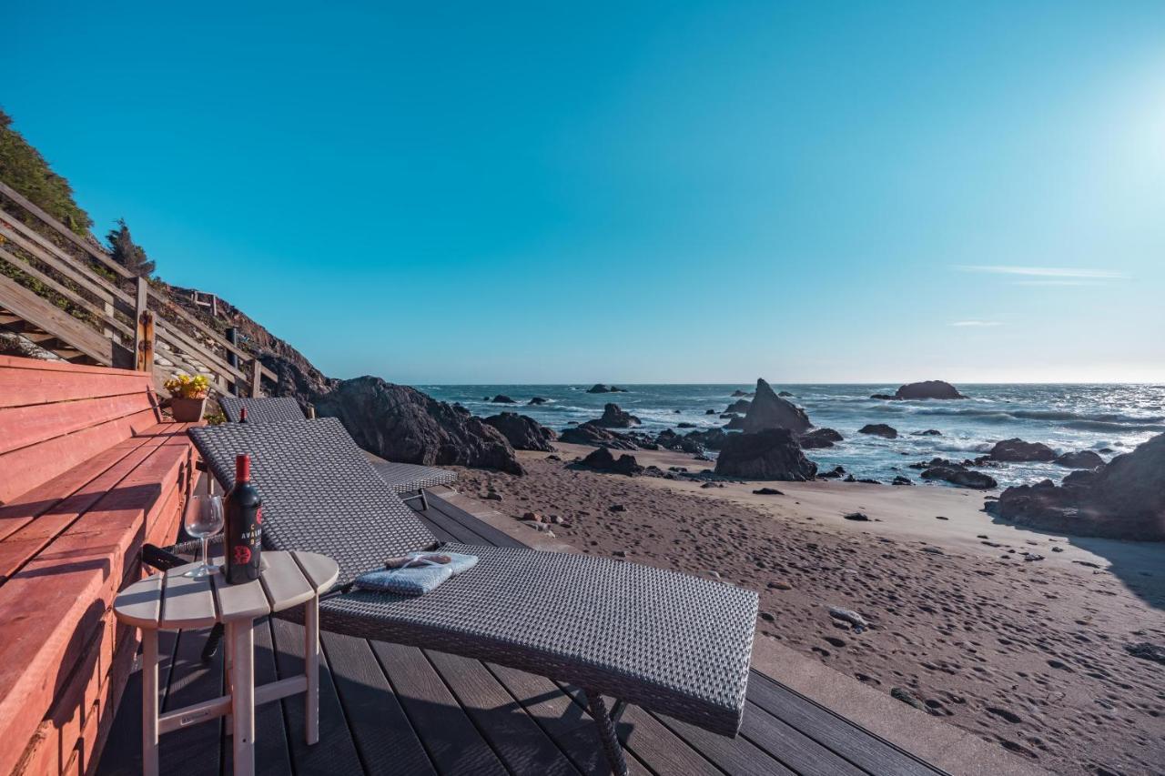 Seamist Beach Cottage, Private Beach & Ocean Views Bodega Bay Exterior photo